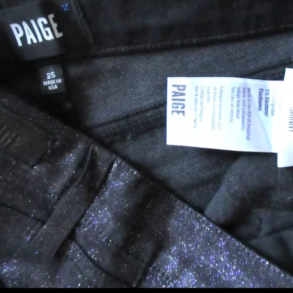 NWT PAIGE HOXTON ultra skinny w/night violet shimmer. STUNNING 🤩 - Picture 3 of 8